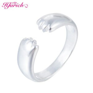 �y���������z�L�@�L���b�g�@�����O�@�y�b�ghfarichhfarich cute cat ring for women animal pet paw footprints
