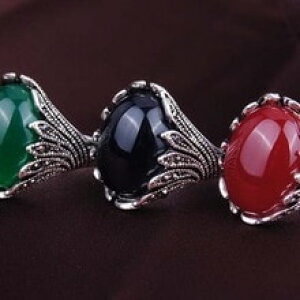 yzL@Lbg@O@stmanyauhECXg[stmanya vintage rings for women men oval rhinestone cat