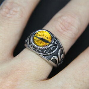 yzL@Lbg@O@COXeXYranyamp;roy cat eye ring 316l stainless steel mens women