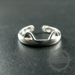 �y���������z�L�@�L���b�g�@�����O�@�X�^�[�����O�V���o�[�\���b�hmsiconic 925 sterling silver solid cat ear claws