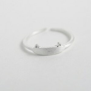 �y���������z�L�@�L���b�g�@�����O�@�n���h���C�h�����O�X�^�[�����O�V���o�[���Xbatfldy handmade lovely cat ring 925 sterling silver female