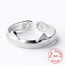 送料無料 猫 キャット リング romad100925スターリングベルromad authentic 100 women 買い物 低廉 925 rings sterling for silver