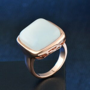 �y���������z�L�@�L���b�g�@�����O�@�L���b�g�A�Cdelicate square shape cat eye stone rose tone for women