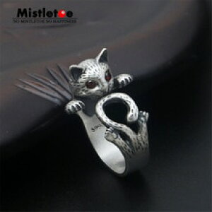 �y���������z�L�@�L���b�g�@�����O�@100���h���M990�X�^�[�����Omistletoe genuine 100 990 sterling silver ring for women