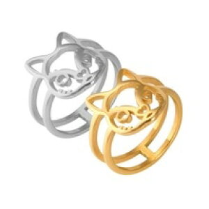 yzL@Lbg@O@jovo love msxXeXjovo love msx stainless steel rings for men woman cat shape