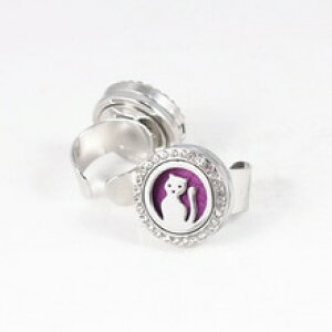 �y���������z�L�@�L���b�g�@�����O�@melone20mmmelone jewelry 20mm cat ring with pads crystal