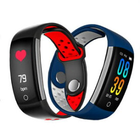 【送料無料】腕時計　スマートブレスレットモニタカラーq6 smart bracelet hr blood pressure blood oxygen monitor 096 color screen pedom