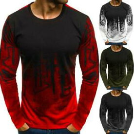 【送料無料】腕時計　グラデーションカラーロングスリーブベーシックソリッドブラウスティーシャツgradient color longsleeve beefy muscle basic solid blouse tee shirt top