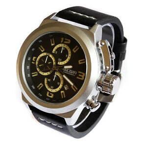 yzrv@NmOtTu48mm canteen chronograph naval aviators army military steel boat sub
