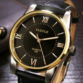 【送料無料】腕時計　ビジネスファッションウォッチウォッチyazole 348 luxury business men wrist watch fashion leather male quartz watch