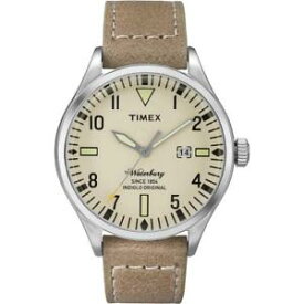 【送料無料】腕時計　ウォーターベリーベージュorologio uomo timex the waterbury tw2p83900 pelle marrone beige sabbia