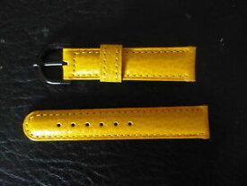 【送料無料】腕時計　1 bracelet cuir jaune alain silberstein 17mm