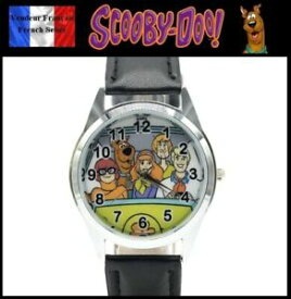 【送料無料】腕時計　ブレスレットスクービードゥーmontre quartz neuve bracelet cuir watch scooby doo