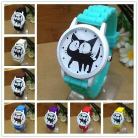 【送料無料】腕時計　ジュネーブキッズゼリーカジュアルシリコンウォッチgeneva cat children cartoon jelly quartz watch kids casual silicone watches r