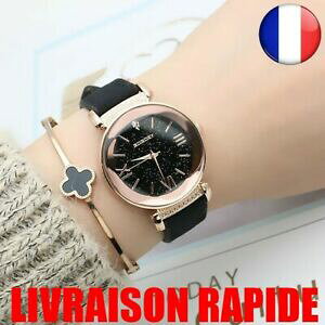 yzrv@uXbgI[gN`[t@bVXpR[montre cuir femme quartz bracelet haute qualit mode bijoux paillette cadeau