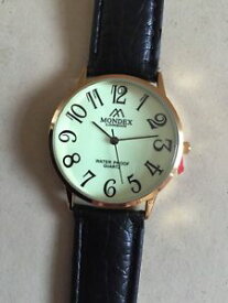 【送料無料】腕時計　セールクォーツクリスマス night shining waterproof quartz leather watch, mens birthday xmas gift