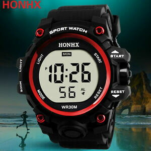 yzrv@ANAX|eB[{e|uomo resistente allacqua orologio sportivo honhx crono colori tempo mb