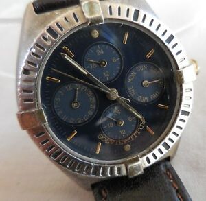 腕時計　ancien chronographe sovil amp; titus mixte,precision sur echelles de valeur1980