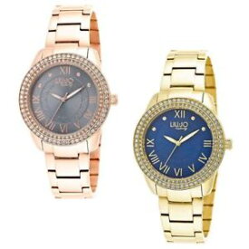 【送料無料】腕時計　ドナリュジョソロテンポカサロローザブルorologio solo tempo donna liu jo princess cassa acciaio pvd ororosa blu grigio