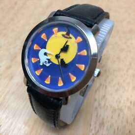 【送料無料】腕時計　ワイヤレスアナログクォーツハロウィーンテーマバットバッテリーnice wireless halloween theme moving bats analog quartz watch hours~ battery