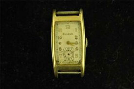 【送料無料】腕時計　ビンテージメンズウオッチメーカーキャリバーvintage mens bulova wristwatch caliber 7ap from 1937 running