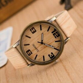 【送料無料】腕時計　ファッションデザインビンテージ2016 design vintage wood grain watches for men women fashion quartz watch