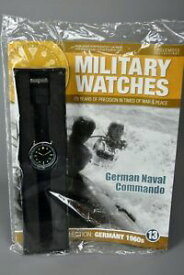 【送料無料】腕時計　；イーグルモスミリタリーウォッチドイツramp;l mag sealed eaglemoss military watches 13 german naval commando 1960s