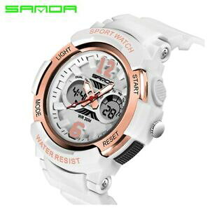 �y���������z�r���v�@�X�|�[�c�E�H�b�`���f�B�[�X�f�W�^��sanda electronic sport watch women watches ladies led digital wristwatch c