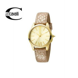 【送料無料】腕時計　キャバリレディースゴールドトーンjust cavalli womens gold tone luxury wrist watch jcw1l010l03