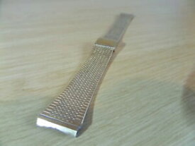 【送料無料】腕時計　ビンテージメンズステンレススチールストラップラグvintage mens gold plated stainless steel alterable strap 18mm lug