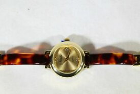 【送料無料】腕時計　クォーツゴールドブラウンバッテリー65 novella quartz gold and brown tone watch wristwatch battery working