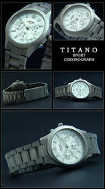 【送料無料】腕時計　レディースフライヤーチタニウムクロノグラフバーtitanodamen flieger titan chronograph uhr 5 bar wasser dicht neu