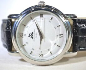 【送料無料】腕時計　カジノクォーツシルバーストーンバックローマアナログウォッチ