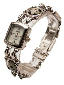 【送料無料】腕時計　インフィニティーアンティークアナログクォーツinfinitywomens antique semi precious stones links analog quartz watch