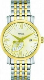 【送料無料】腕時計　トーンシルバーゴールドレディブレスレットウォッチtimex two tone silver amp; gold lady retrograde bracelet watch t2m427