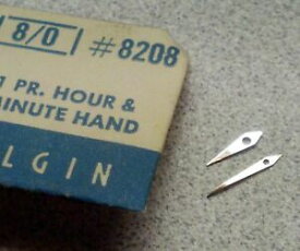 【送料無料】腕時計　ビンテージセットset of vintage nos elgin 80 pn 8208 silver dauphine hourminute hands