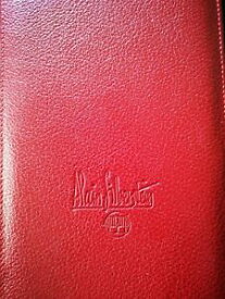 【送料無料】腕時計　アランレザーポーチバッグoriginal authentic alain silberstein leather pouch bag