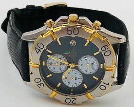 【送料無料】腕時計　クロノビンテージfrecce tricolori pelle time orologio chrono watch uhr very vintage ms463 it