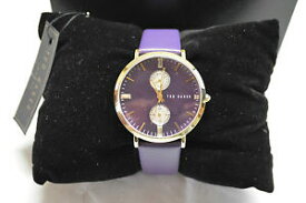 【送料無料】腕時計　ドルテッドベーカーロンドンパープルラウンドウォッチ 195 ted baker london purple round watch gold plated pvd 10024714