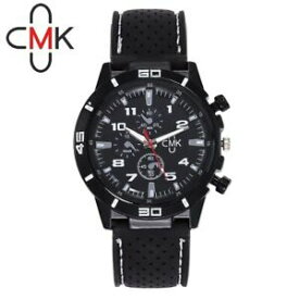 【送料無料】腕時計　ファッションメンズクォートスポーツシリコーンベルト fashion men silicone belt sports wrist watch for cmk mens military quart