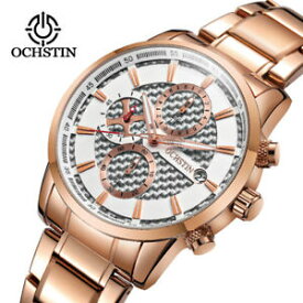 【送料無料】腕時計　メンズタイマーステンレススチールマルチウォッチスポーツクォーツmens luxury watch timer stainless steel watch multifunction sport quartz watch