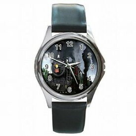 【送料無料】腕時計　モデルコレクタアクセサリsteam train railroad rr model set collector accessory leather watch