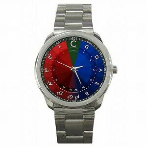 �y���������z�r���v�@�J���t���X�P�[���X�e�����X�X�`�[���T�[�N��circle of fifths musician music colorful scale stainless steel watch