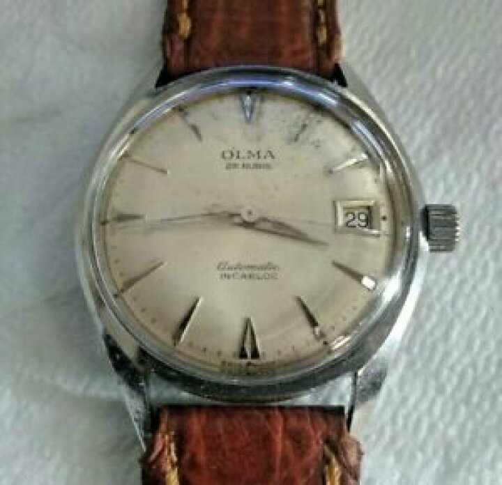 楽天市場】【送料無料】腕時計 orologio vintage olma automatic 
