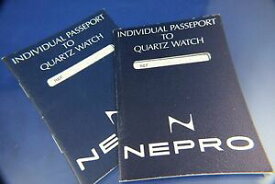 【送料無料】腕時計　ビンテージクオーツデジタルウォッチ2 vintage nepro quartz digital lcd watch guarantee warranty booklet 1970s