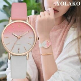 【送料無料】腕時計　ラウンドアナログレディースクォーツカジュアルleather wristwatch casual luxury woman round analog watches ladies quartz watch