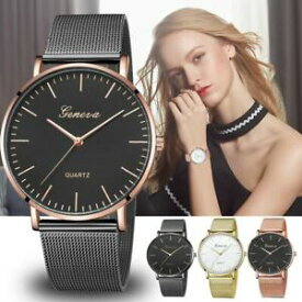 【送料無料】腕時計　カジュアルモダンファッションクォーツメッシュステンレススチールcasual wristwatch modern fashion quartz watches men women mesh stainless steel