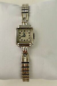 �y���������z�r���v�@�r���e�[�W�\���b�h�E�H�b�`k�z���C�g�S�[���hvintage womens girard perregaux 17j wrist watch solid 14k white gold working
