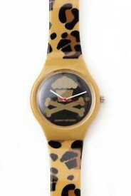 【送料無料】腕時計　ジョニーカップケーキプリントロゴウォッチjohnny cupcakes leopard print logo watch