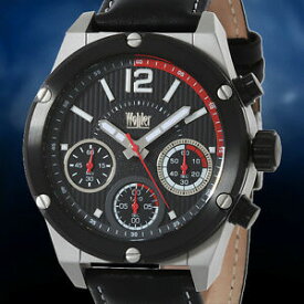 【送料無料】腕時計　マルチファンクションクロノグラフメンズソフトレザーストラップウォッチwohler multi function chronograph mens soft leather strap watch